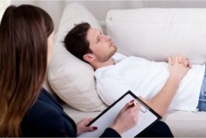 Person In a Hypnosis Session
